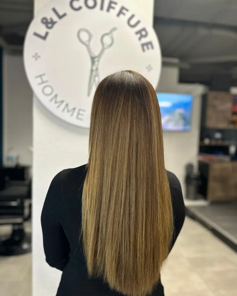Coiffure femme, réalisation 11 du salon L&L Coiffure à Monthey