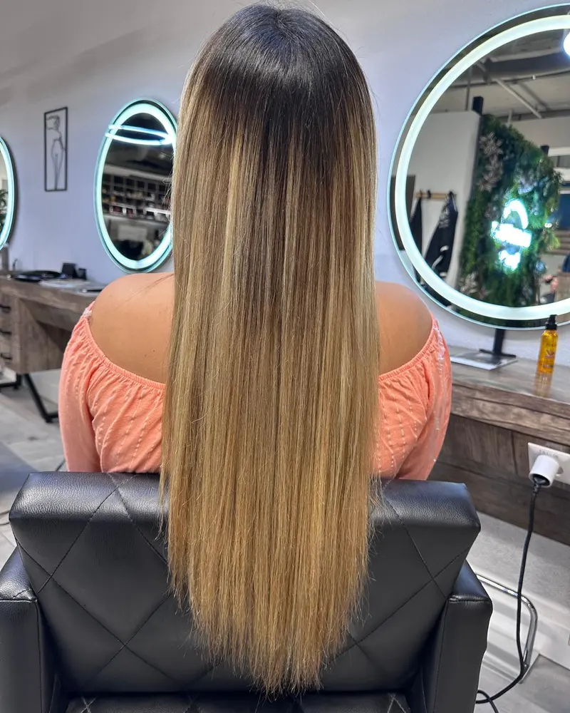 Coiffure femme, réalisation 12 du salon L&L Coiffure à Monthey