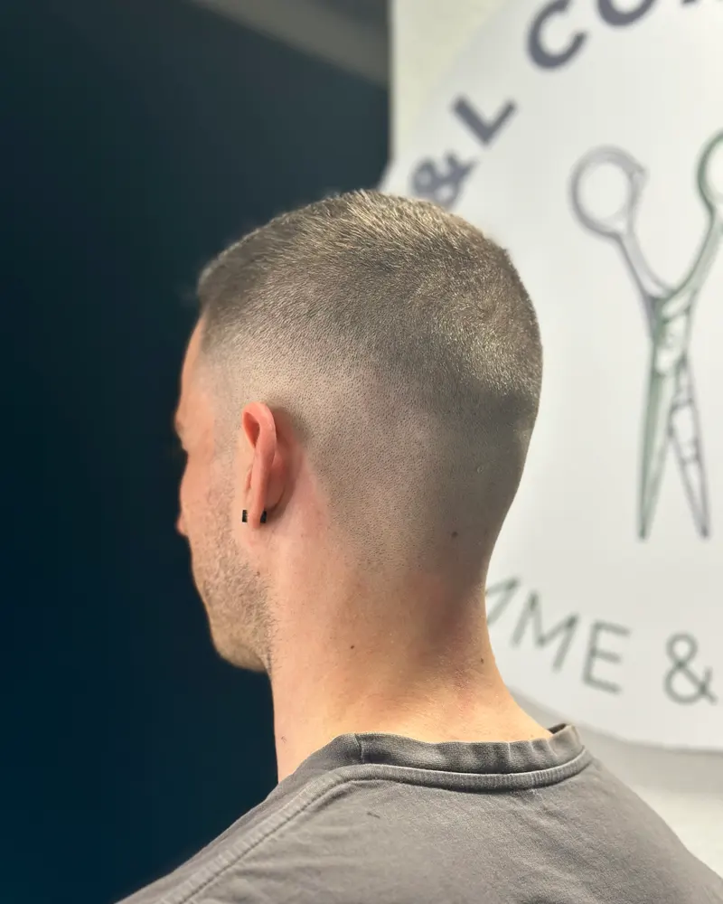 Coiffure homme, réalisation 10 du salon L&L Coiffure à Monthey