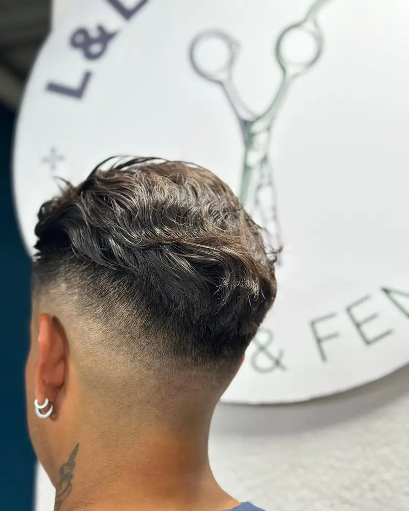 Coiffure homme, réalisation 8 du salon L&L Coiffure à Monthey